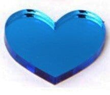 Mirror Acrylic Blue