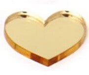 Mirror Acrylic Gold