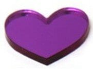 Mirror Acrylic Purple
