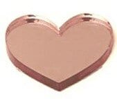 Mirror Acrylic Rose Gold