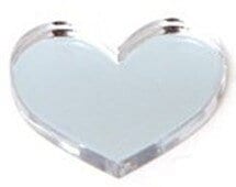 Mirror Acrylic Silver