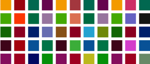 Perspex Colour Chart