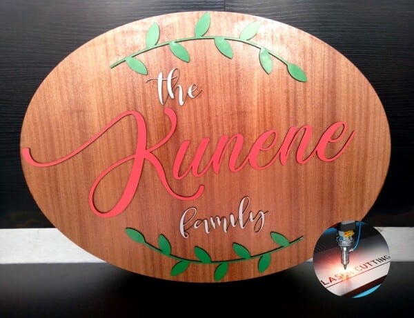 Custom Made Name Plaques Western Cape