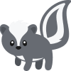 Grey Skunk