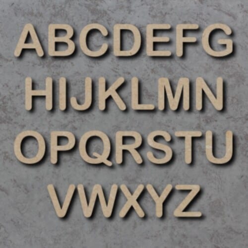 Wooden Letters Western Cape WC