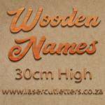 Wooden Letters and Names 30cm