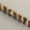3D Laser Cut Alphabet A-G