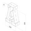3D Laser Cut Alphabet Dimensions