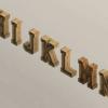 3D Laser Cut Alphabet H-N