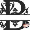 Split Letters B
