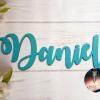 Wooden Names 2 Colour MDF