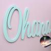 Wooden Names 2 Colour MDF