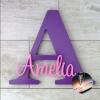 Wooden Names 2 Colour MDF