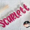 Wooden Names 2 Colour MDF