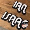 Wooden Names 2 Colour MDF