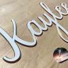Wooden Names 2 Colour MDF