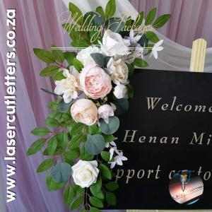 Custom Wording Welcome Sign