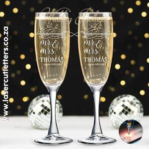 Wedding Glasses Engraving