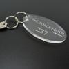 Key Ring 5cm Perspex Engraved LC5 R260 for 10