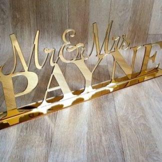 Name Stand Perspex 45cm LC39 R365