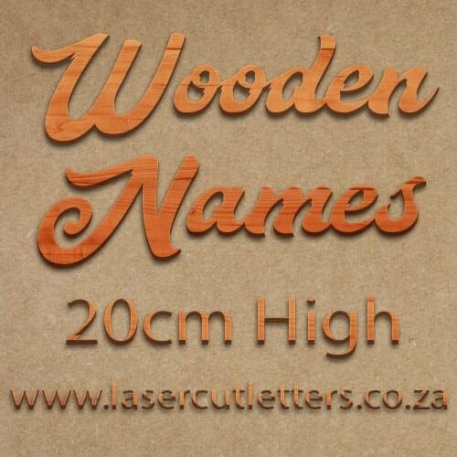 Wooden Letters and Names 20cm