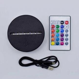 RGB LED Base for 3D Lamps